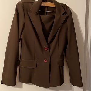 XOXO Blazer & Skirt Suit